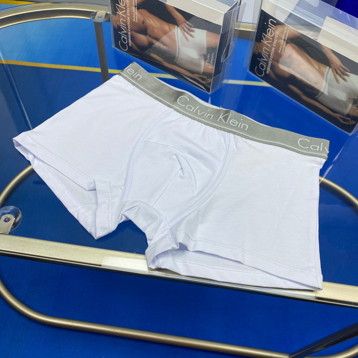 Calvin Klein Cotton Broad Logo Waistbands Men's Boxer Briefs - 3-Piece Box