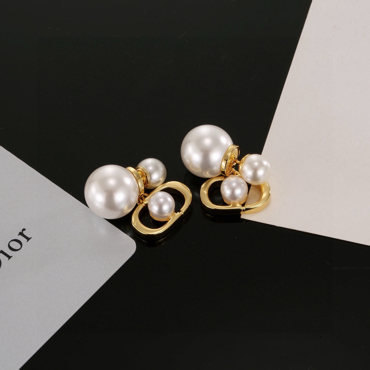 Martin Graham earrings in polished metal-tone – main product view