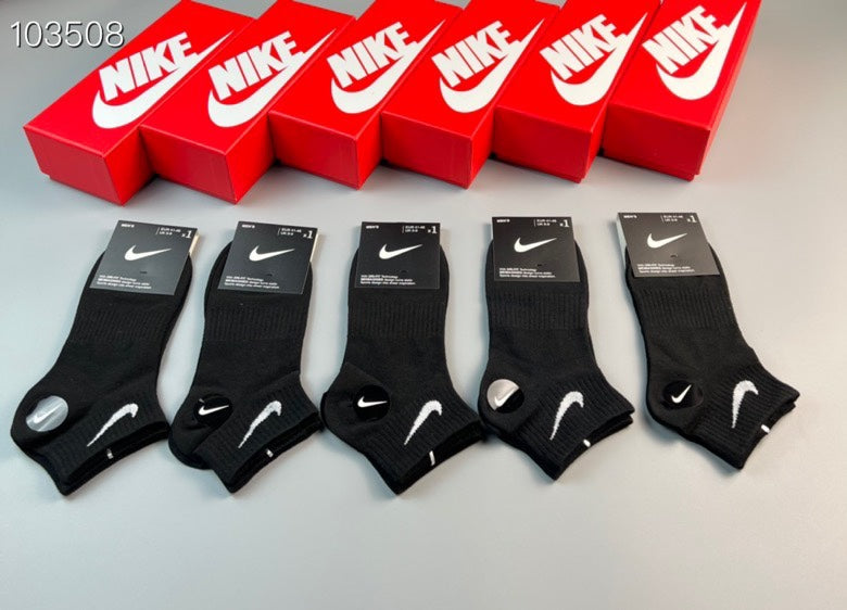 Nike Grey Swoosh Ankle Socks