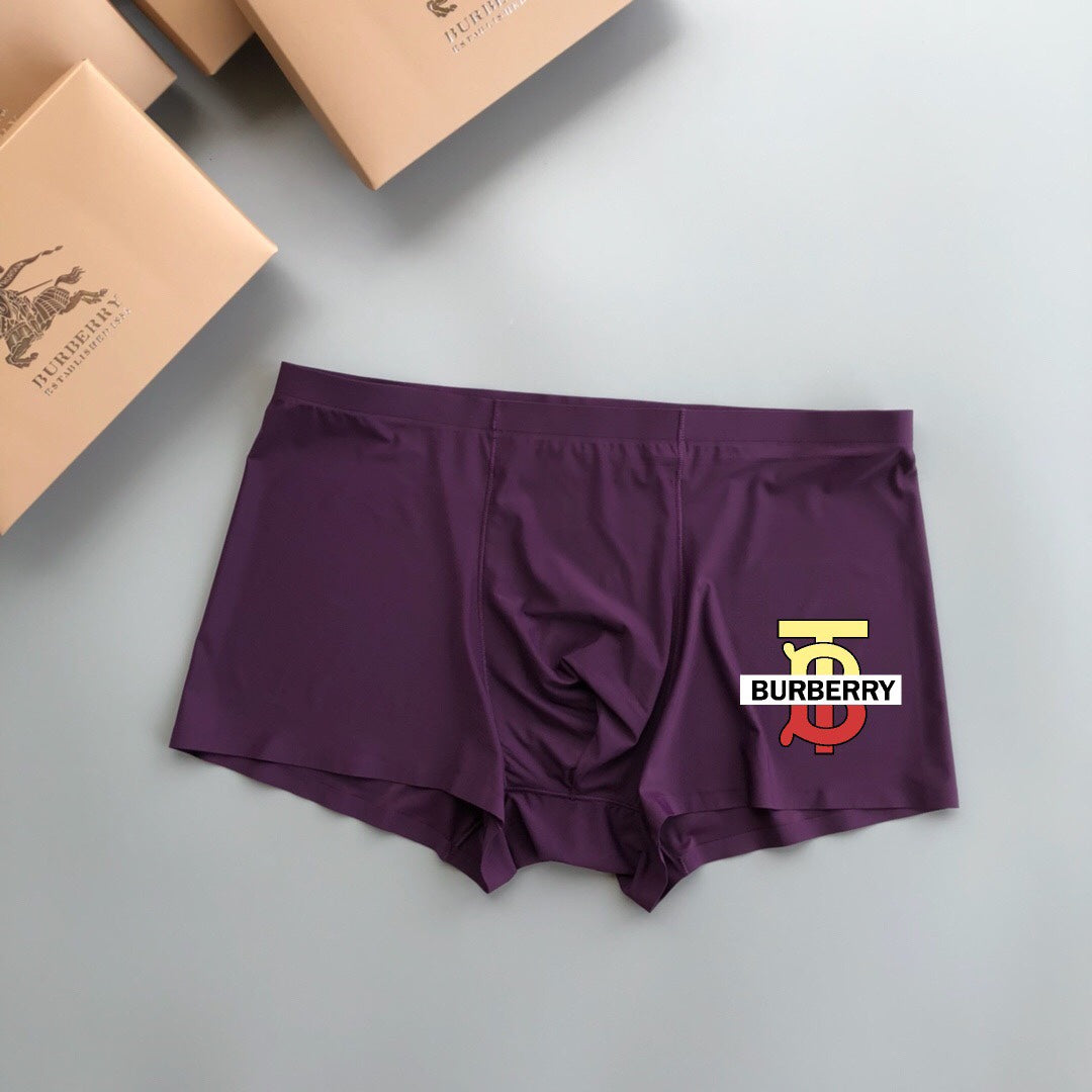 Burberry Multicolour Logo Men's Trunk Underwear - 3-Piece Box