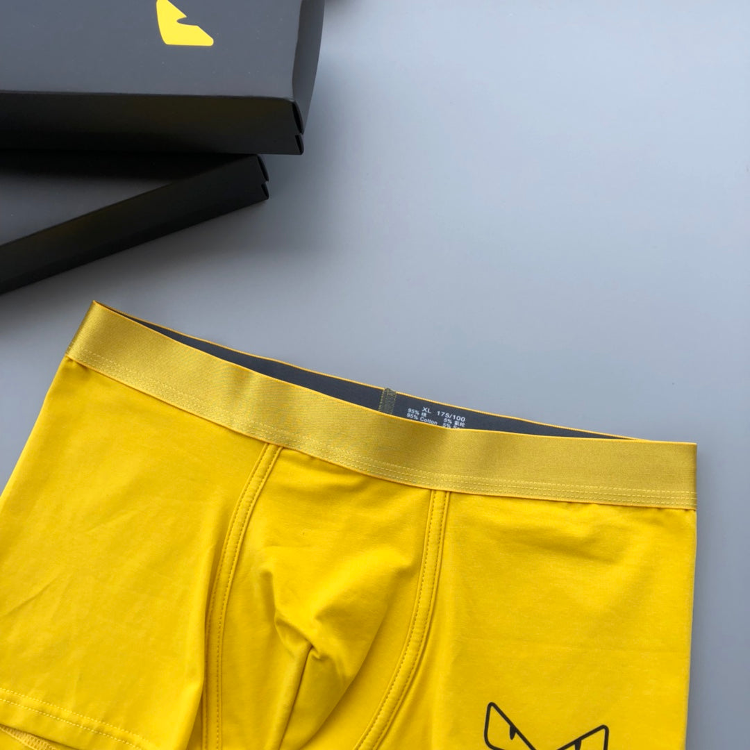 Fendi Eye Graphics Men's Boxer Briefs - 3-Piece Box