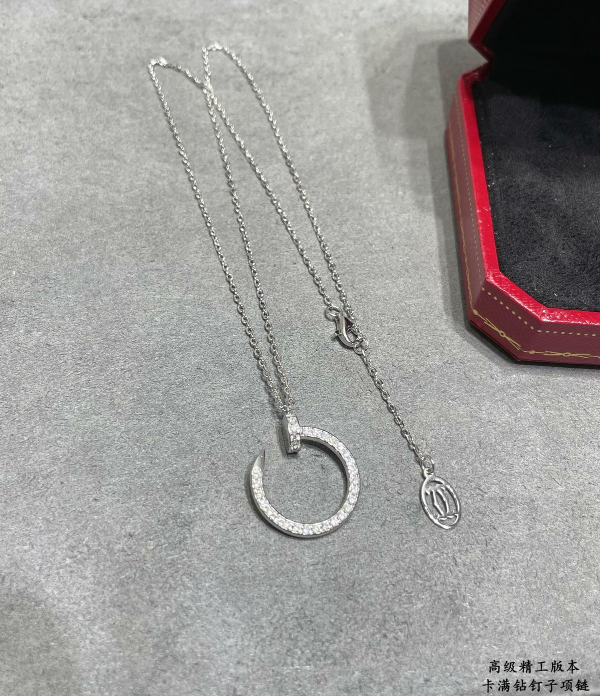 Martin Graham pendant necklace in polished metal-tone – main product view