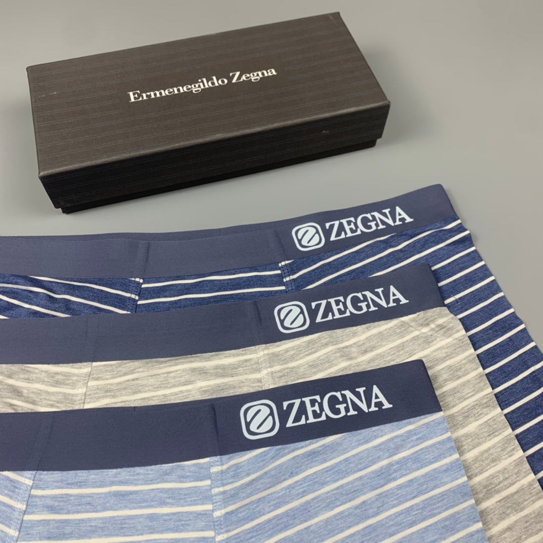 Zegna Men's Boxer Briefs - 3-Piece Box - Sizes L-XXXL