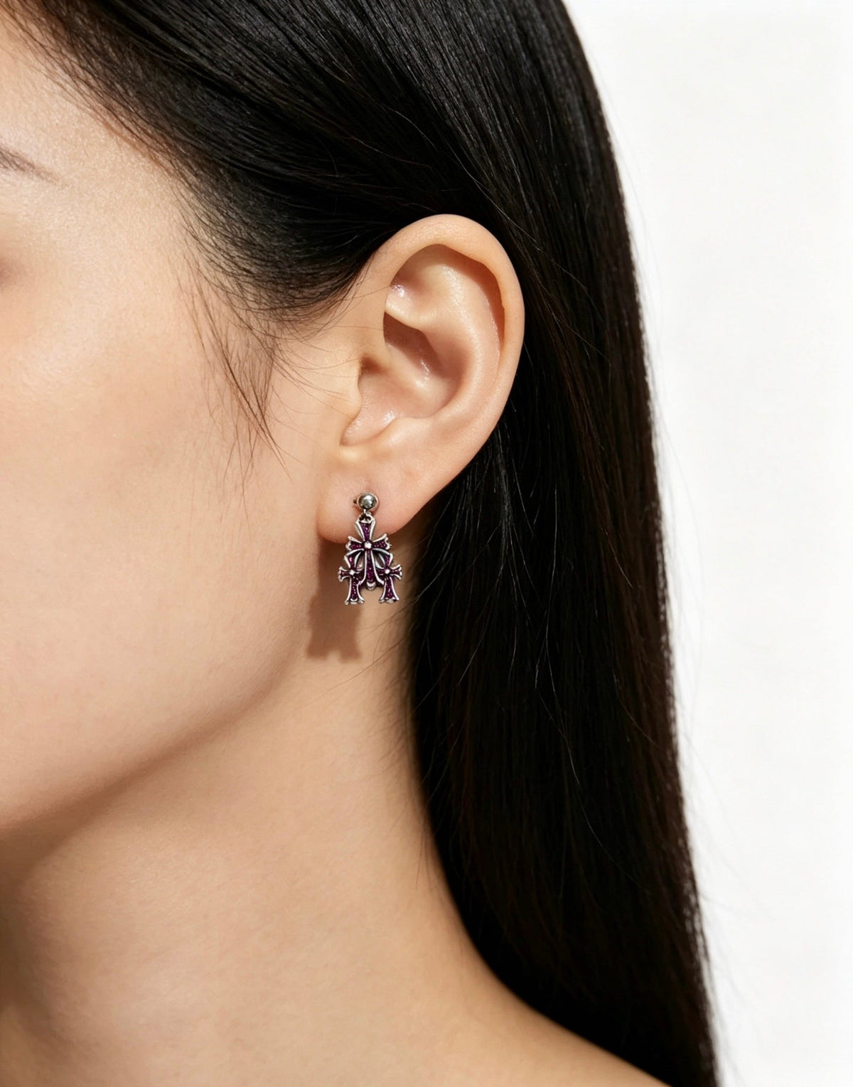 Martin Graham earrings in polished metal-tone – main product view