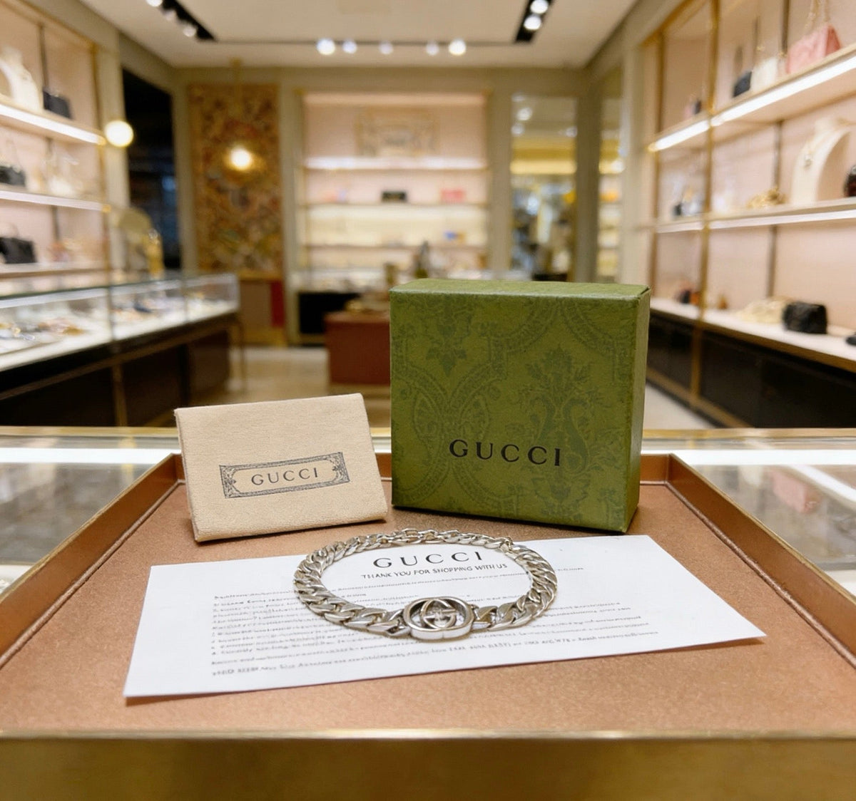 Martin Graham bracelet in polished metal-tone – main product view