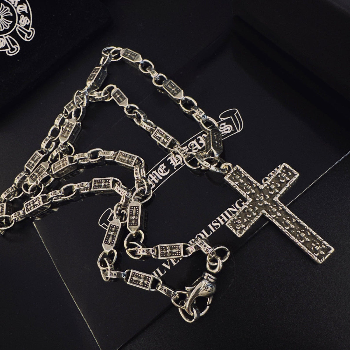 Martin Graham pendant necklace in polished metal-tone – main product view