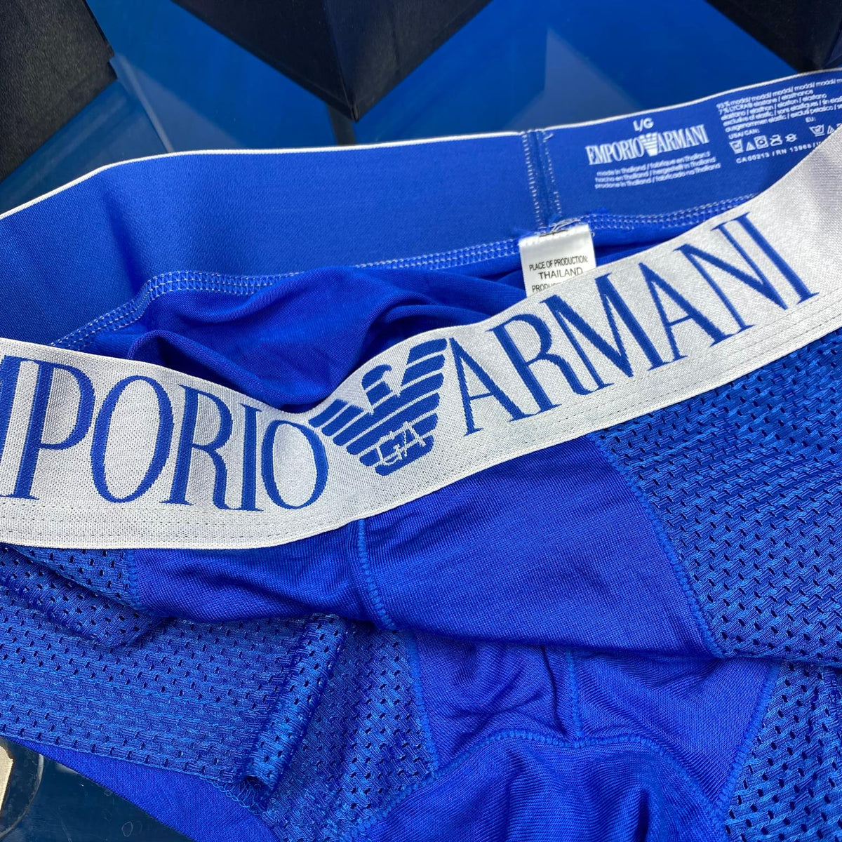 Emporio Armani Logo Men's Boxer Briefs - 3-Piece Box