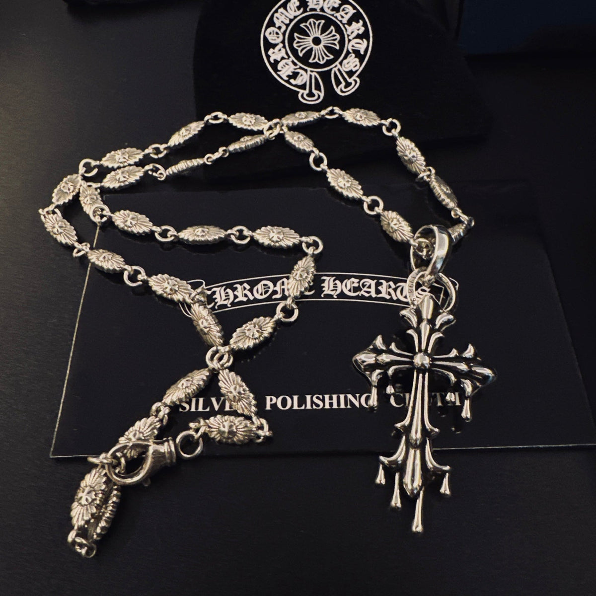 Martin Graham pendant necklace in polished metal-tone – main product view
