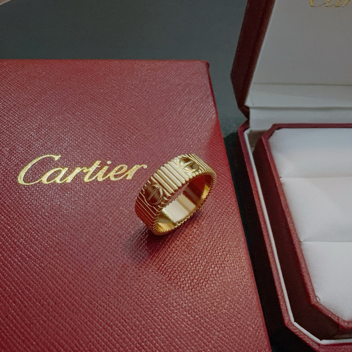 Martin Graham ring in polished metal-tone – main product view