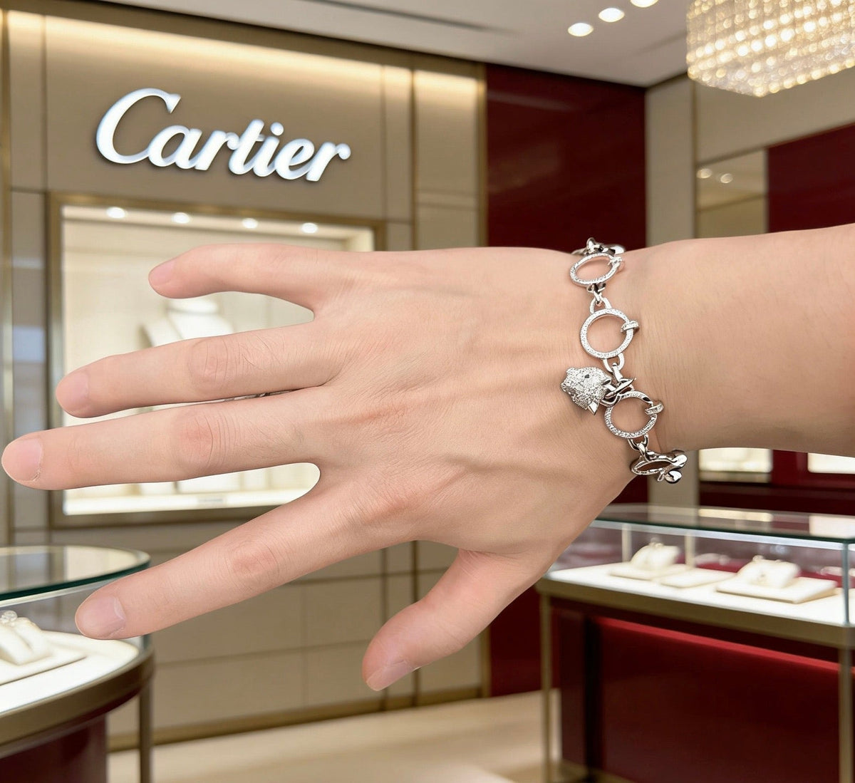 Martin Graham bracelet in polished metal-tone – main product view