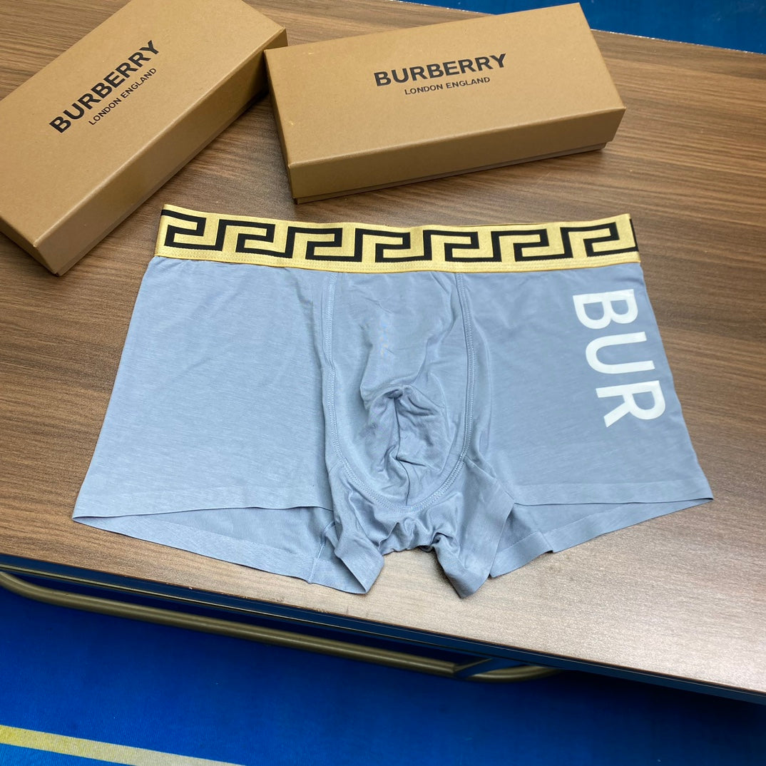 Burberry Bold Lettering Men's Trunk Underwear - 3-Piece Box