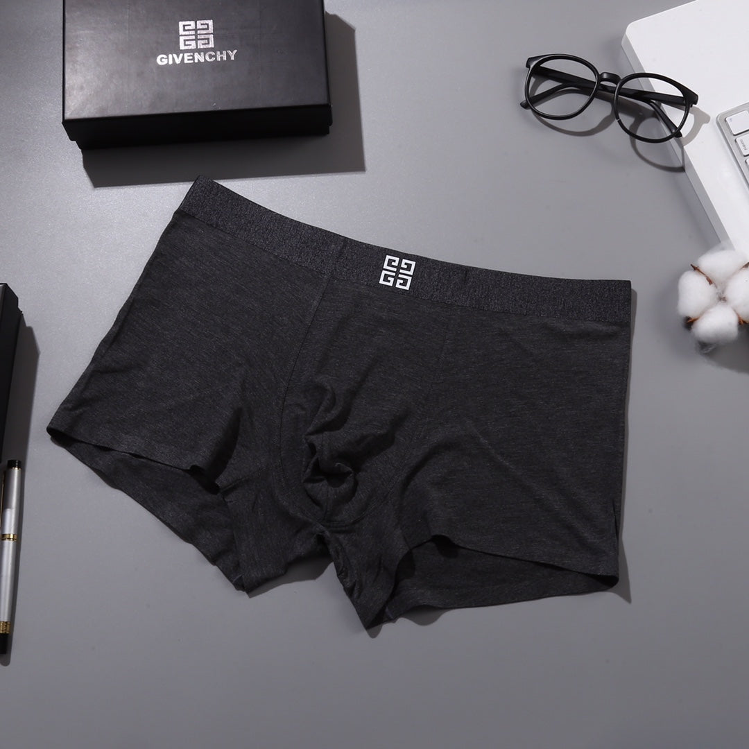 Givenchy Small Emblem Details Men's Boxer Briefs - 3-Piece Box