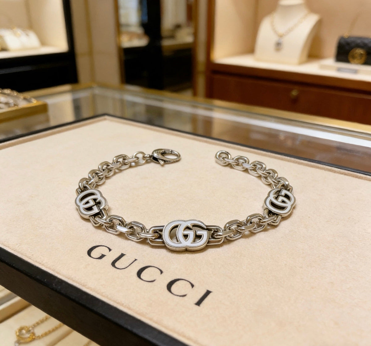 Martin Graham bracelet in polished metal-tone – main product view