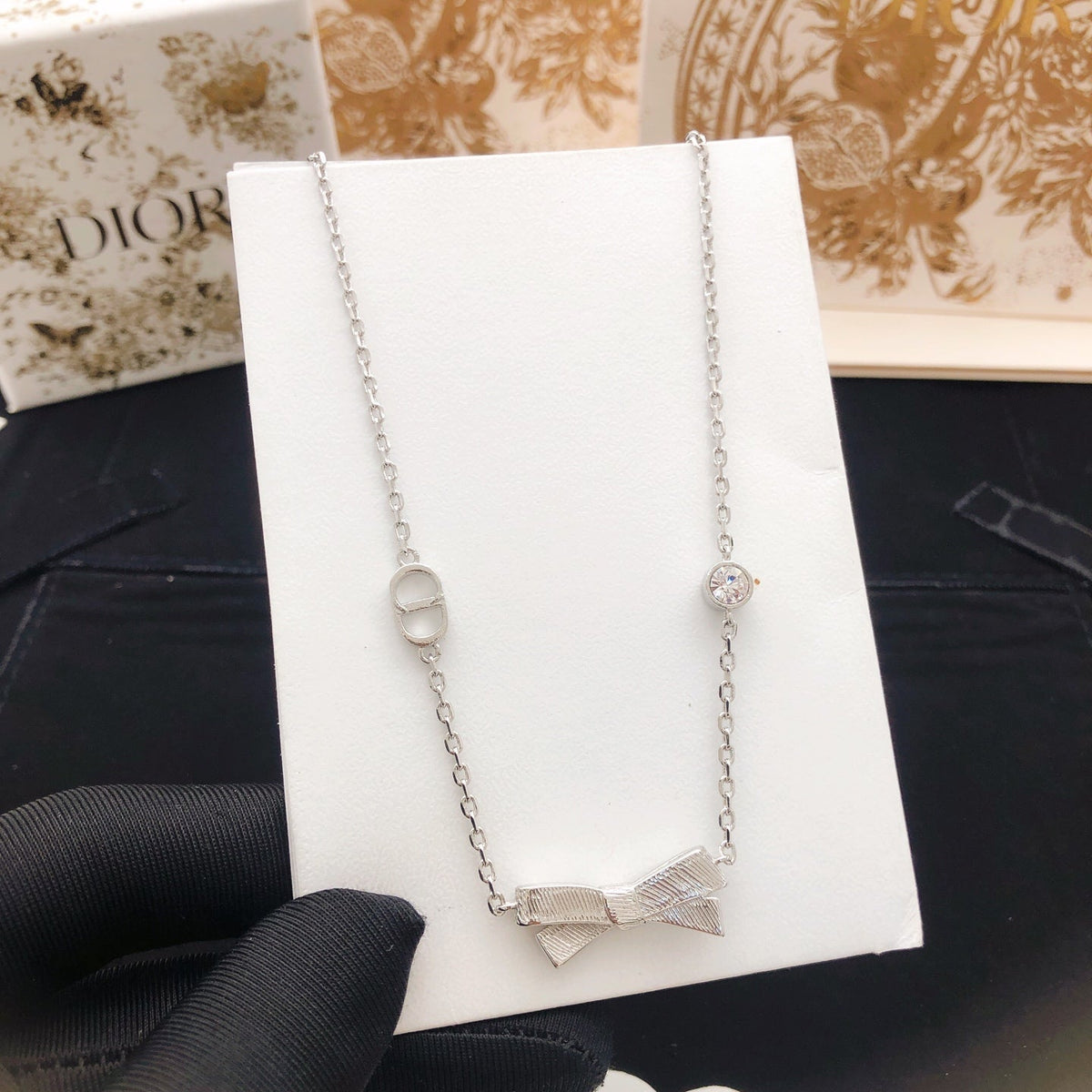 Martin Graham pendant necklace in polished metal-tone – main product view