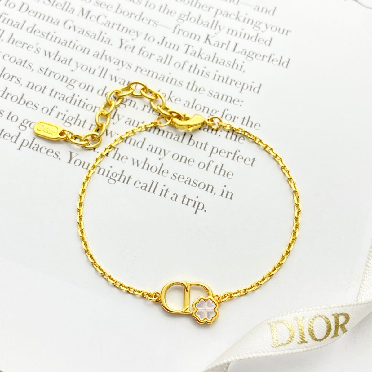 Martin Graham bracelet in polished metal-tone – main product view