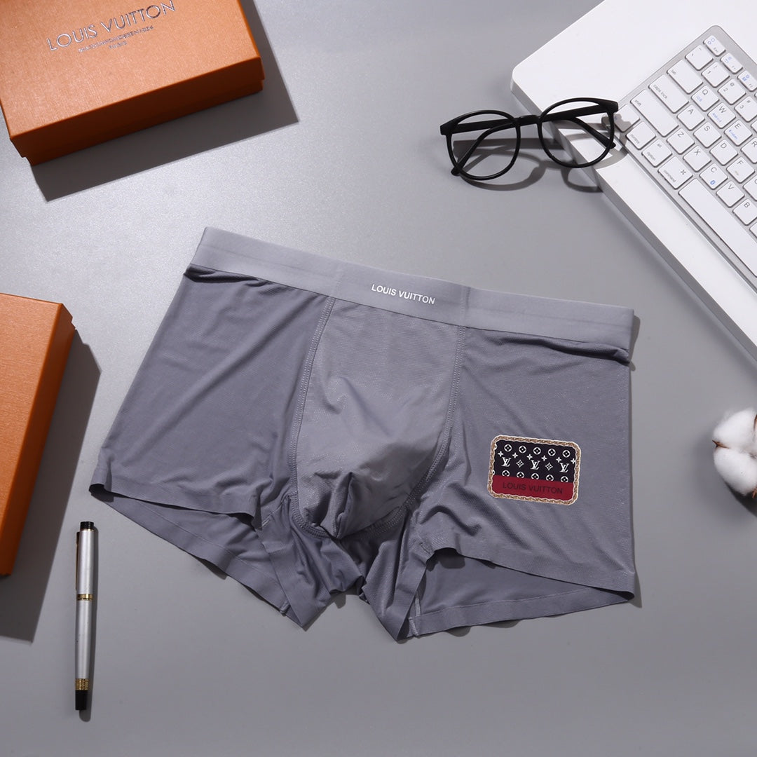Louis Vuitton Small Patch Details Men's Boxer Briefs - 3-Piece Box