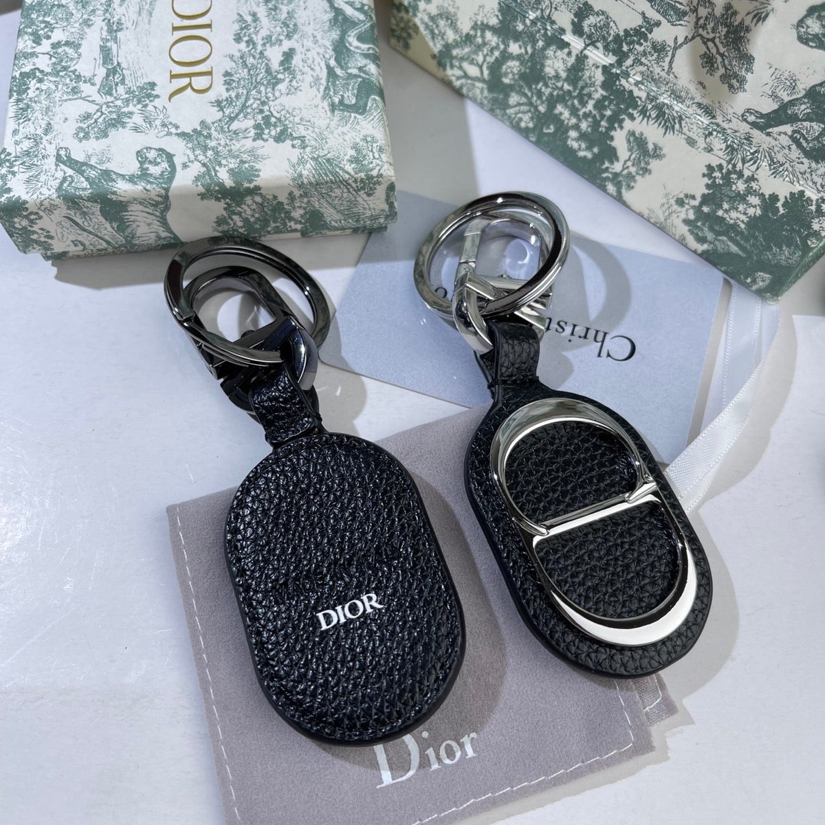 Martin Graham bag charm in polished metal-tone – main product view