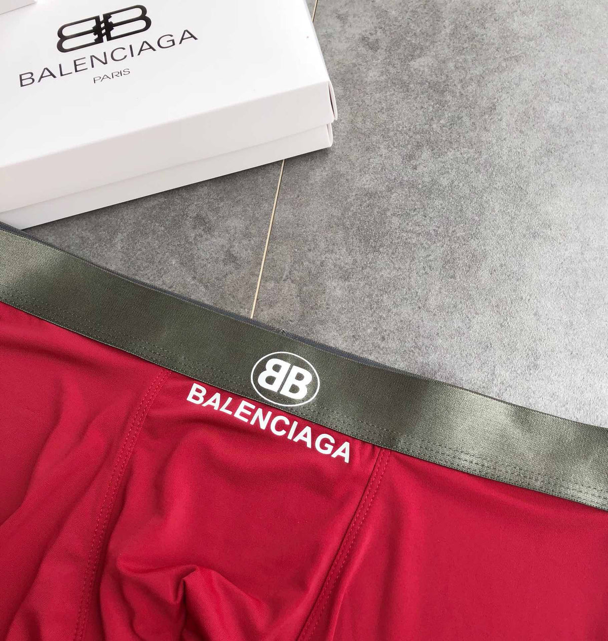 Balenciaga Ice-Silk Men's Boxer Briefs - 3-Piece Box - Sizes L-XXXL