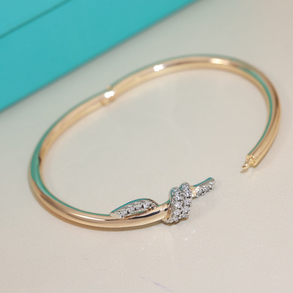 Martin Graham bangle in polished metal-tone – main product view