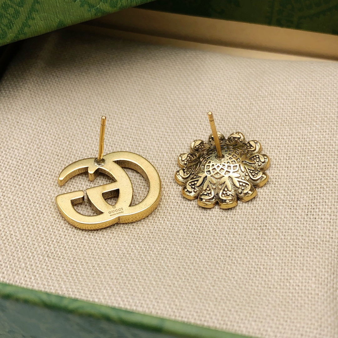 Martin Graham earrings in polished metal-tone – main product view