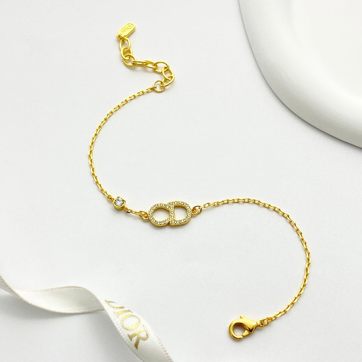 Martin Graham bracelet in polished metal-tone – main product view