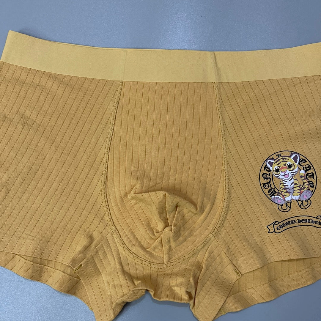 Chrome Hearts Cross And Medallion Graphics Men's Boxer Briefs - 3-Piece Box