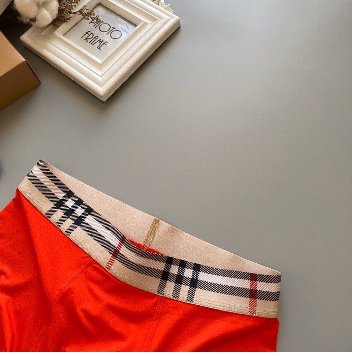 Burberry Bear-Patch Check-Waistband Modal-Blend Boxer Briefs - Box of 3