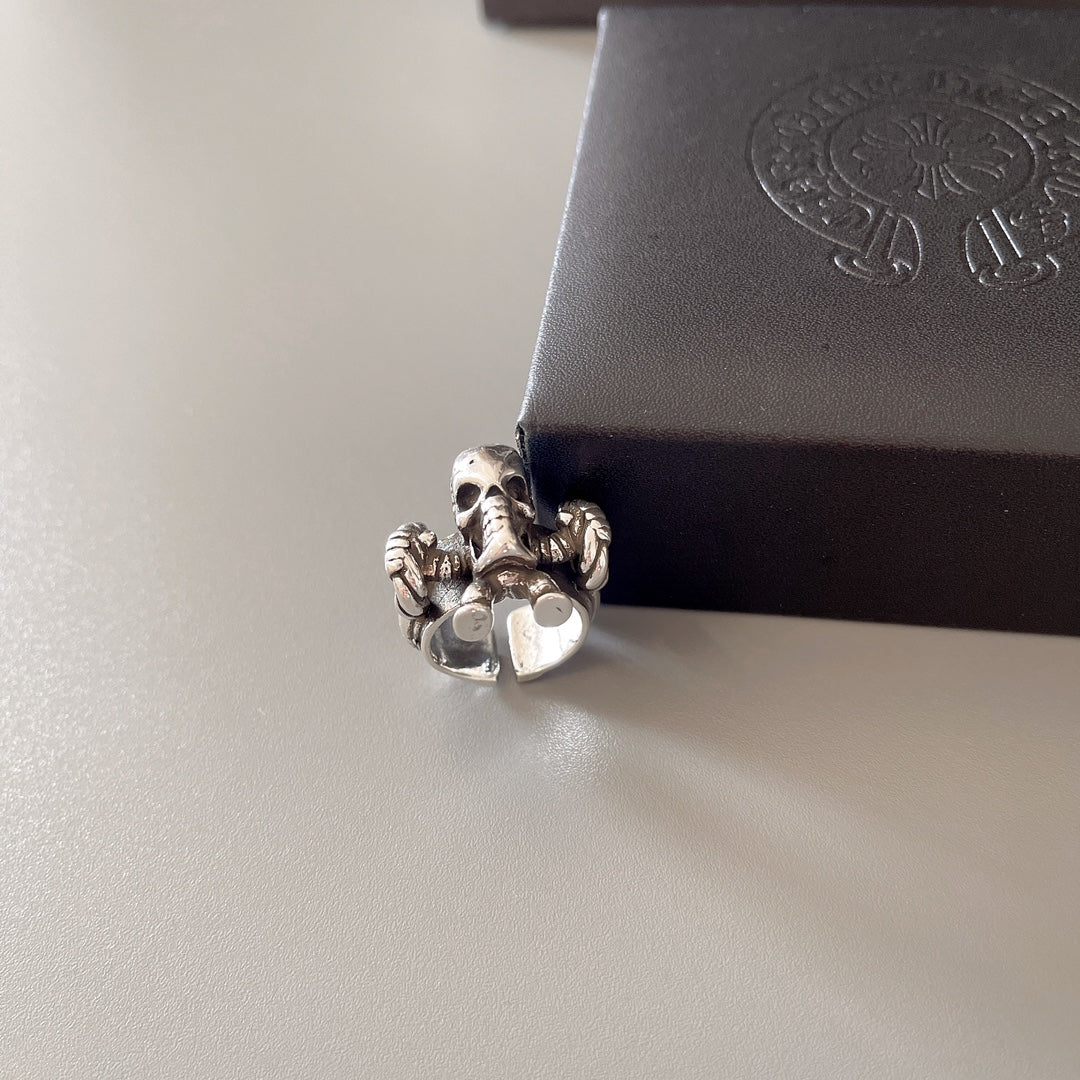 Martin Graham ring in polished metal-tone – main product view