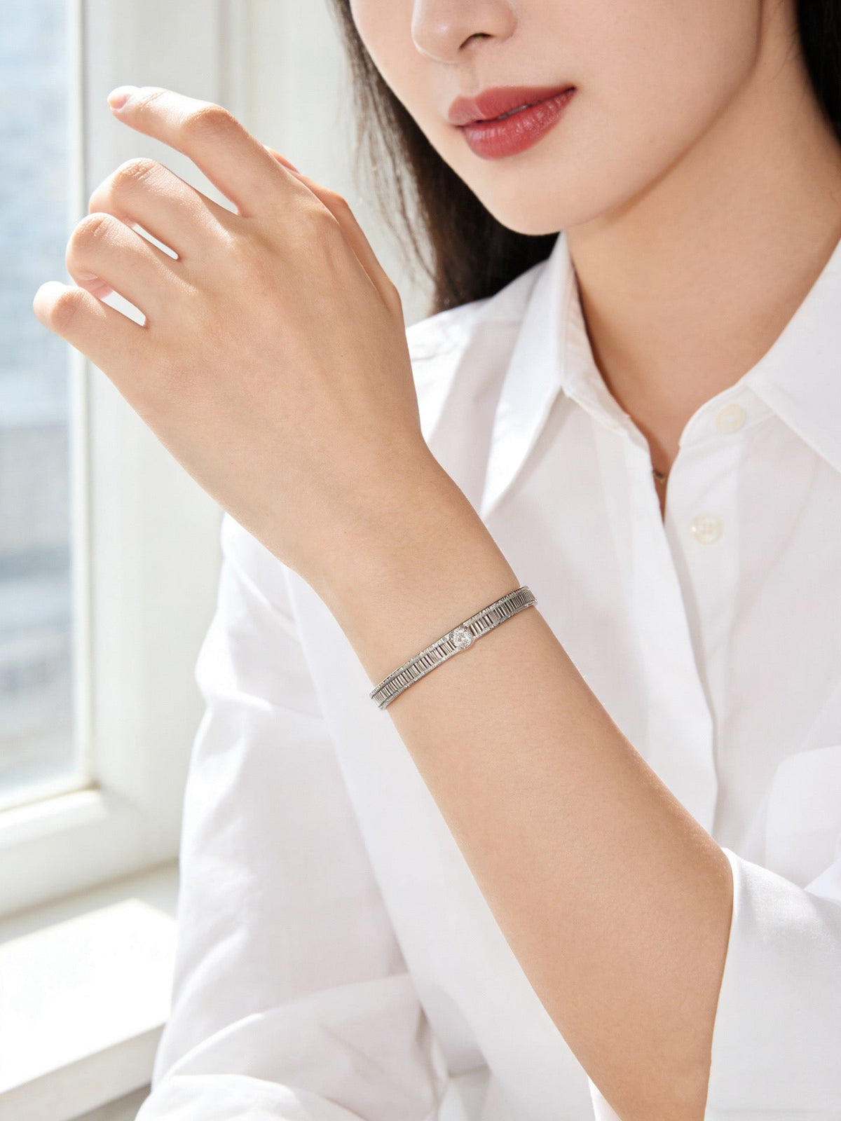 Martin Graham bracelet in polished metal-tone – main product view