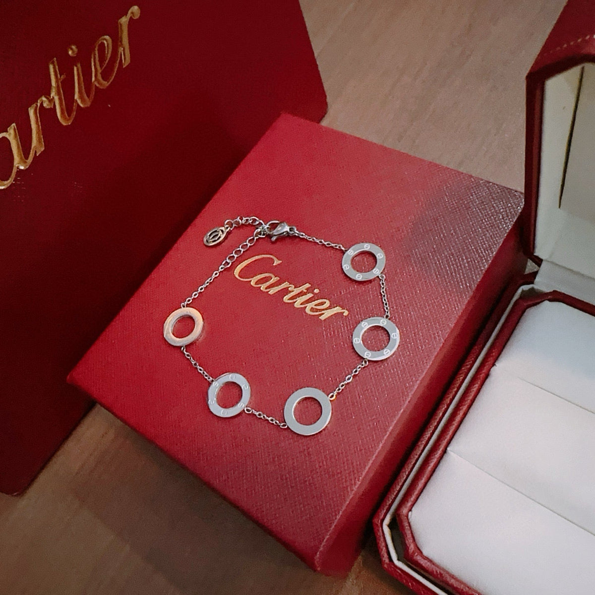 Martin Graham bracelet in polished metal-tone – main product view