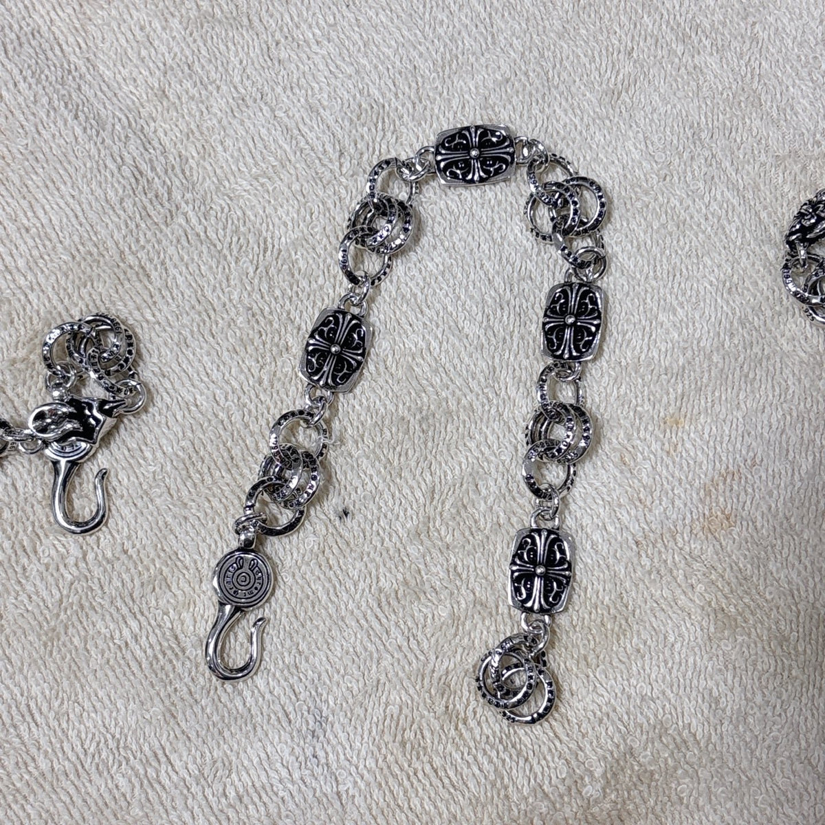 Martin Graham bracelet in polished metal-tone – main product view