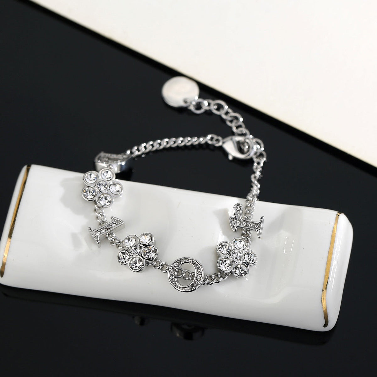 Martin Graham pendant necklace in polished metal-tone – main product view