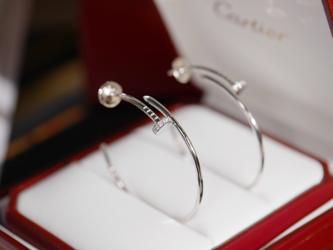 Martin Graham earrings in polished metal-tone – main product view