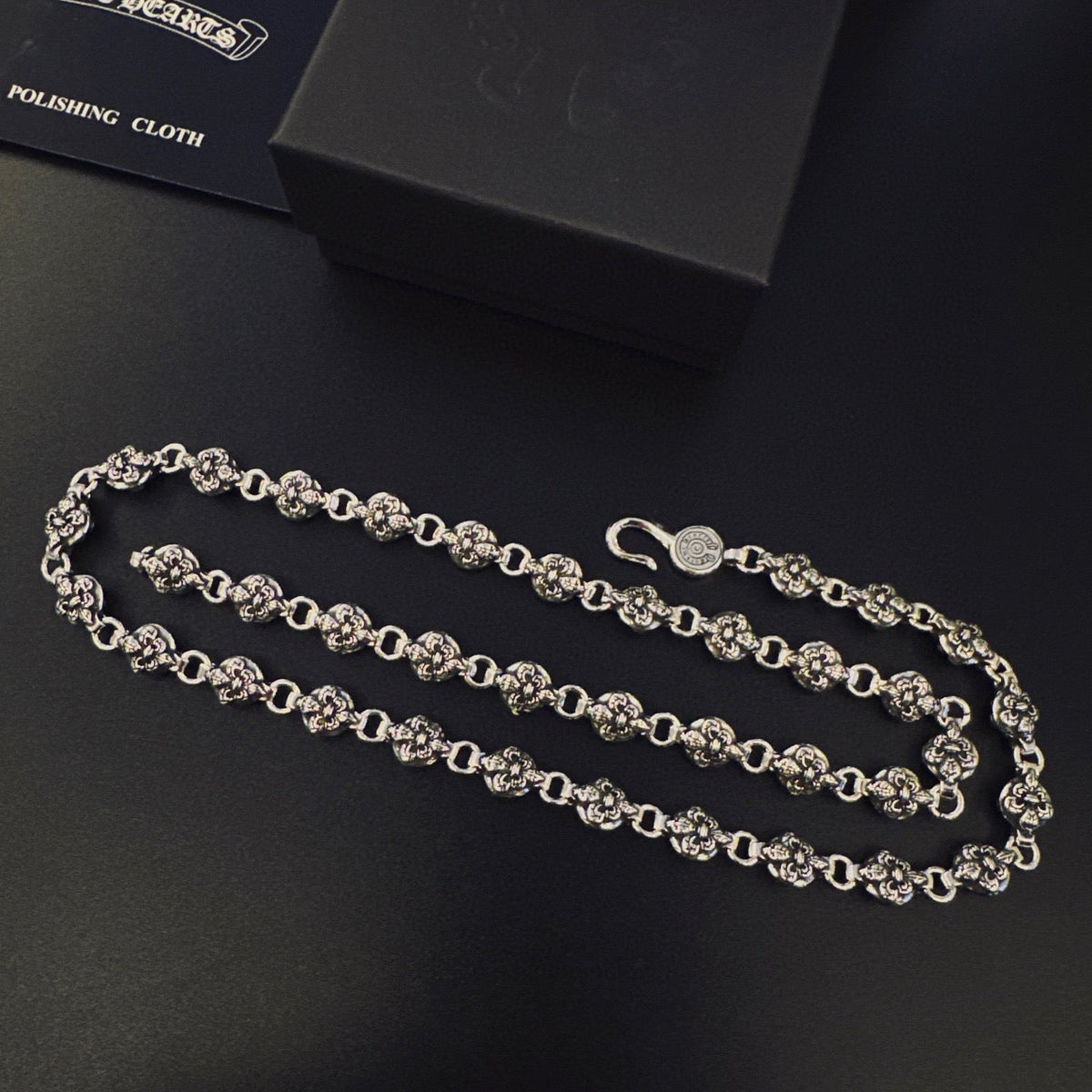 Martin Graham pendant necklace in polished metal-tone – main product view
