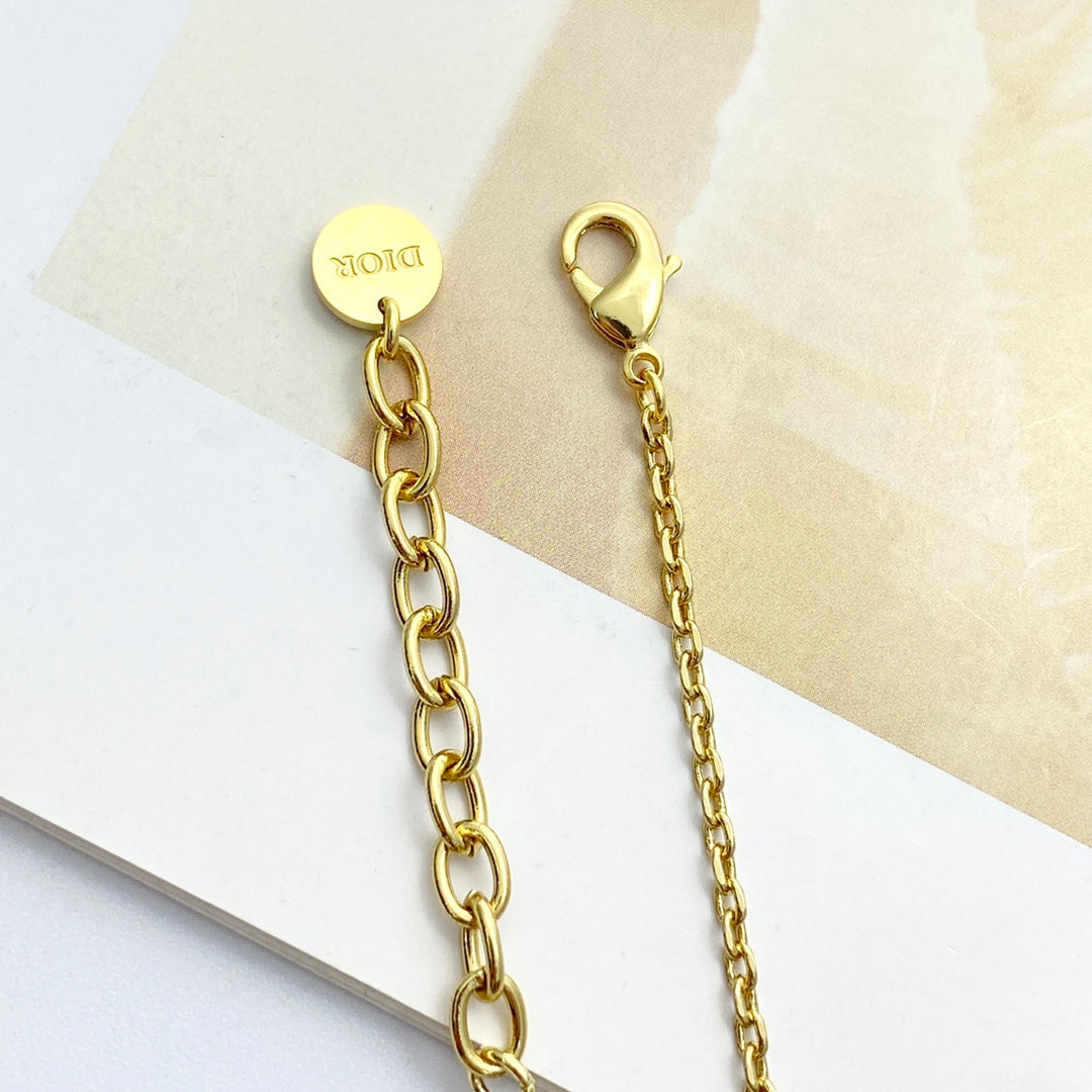 Martin Graham pendant necklace in polished metal-tone – main product view