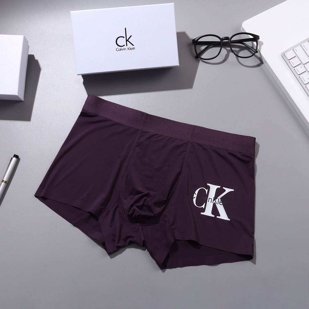 Calvin Klein Nylon-Blend Logo Detail Men's Boxer Briefs - 3-Piece Box