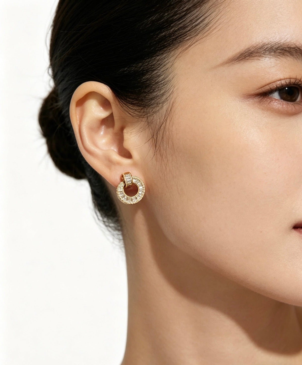 Martin Graham earrings in polished metal-tone – main product view