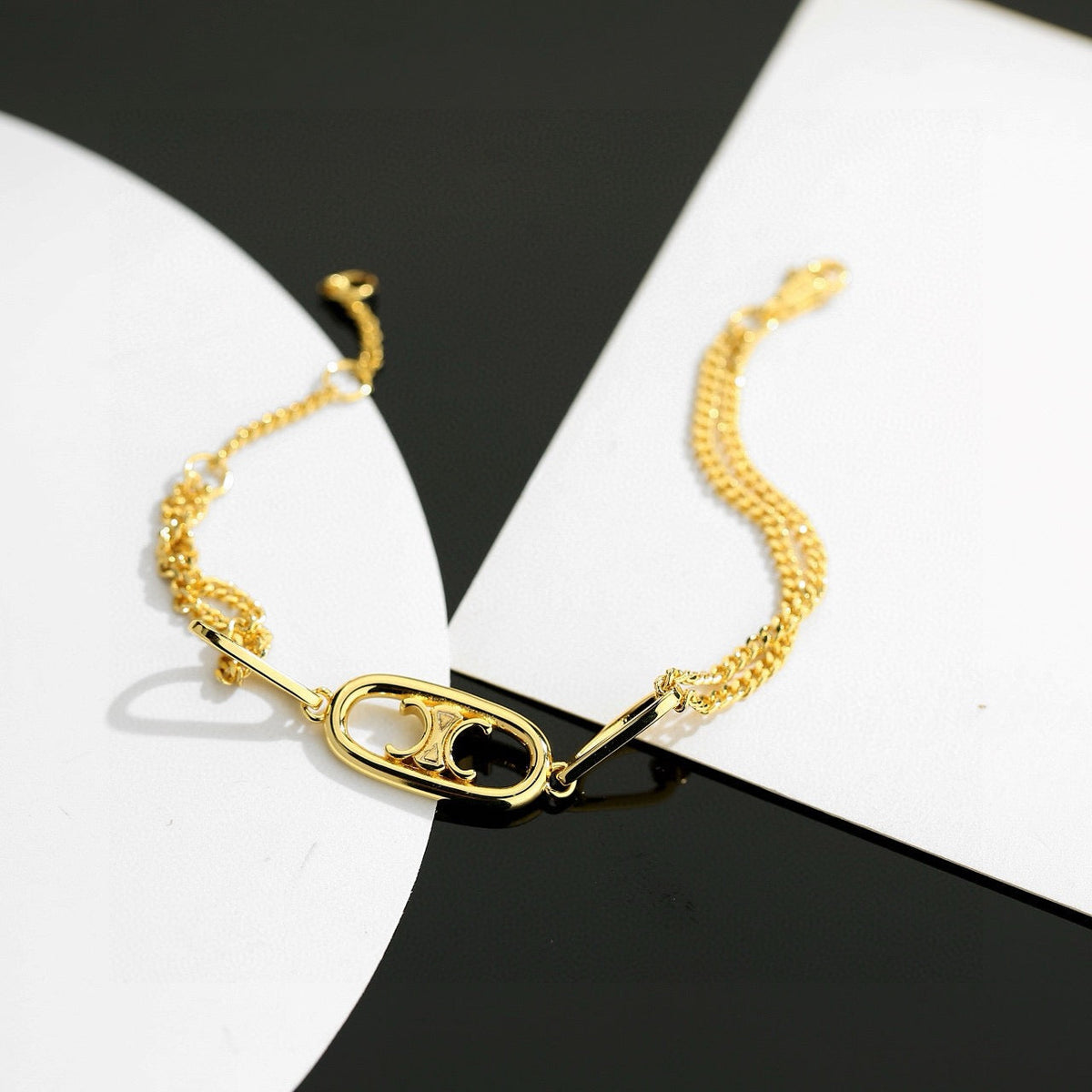 Martin Graham jewelry accessory in polished metal-tone – front view