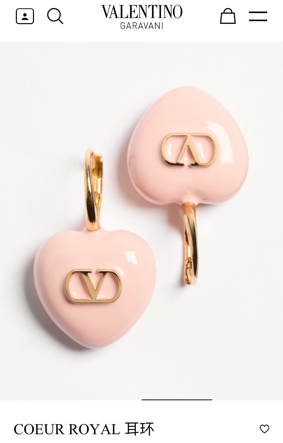 Martin Graham earrings in polished metal-tone – front view