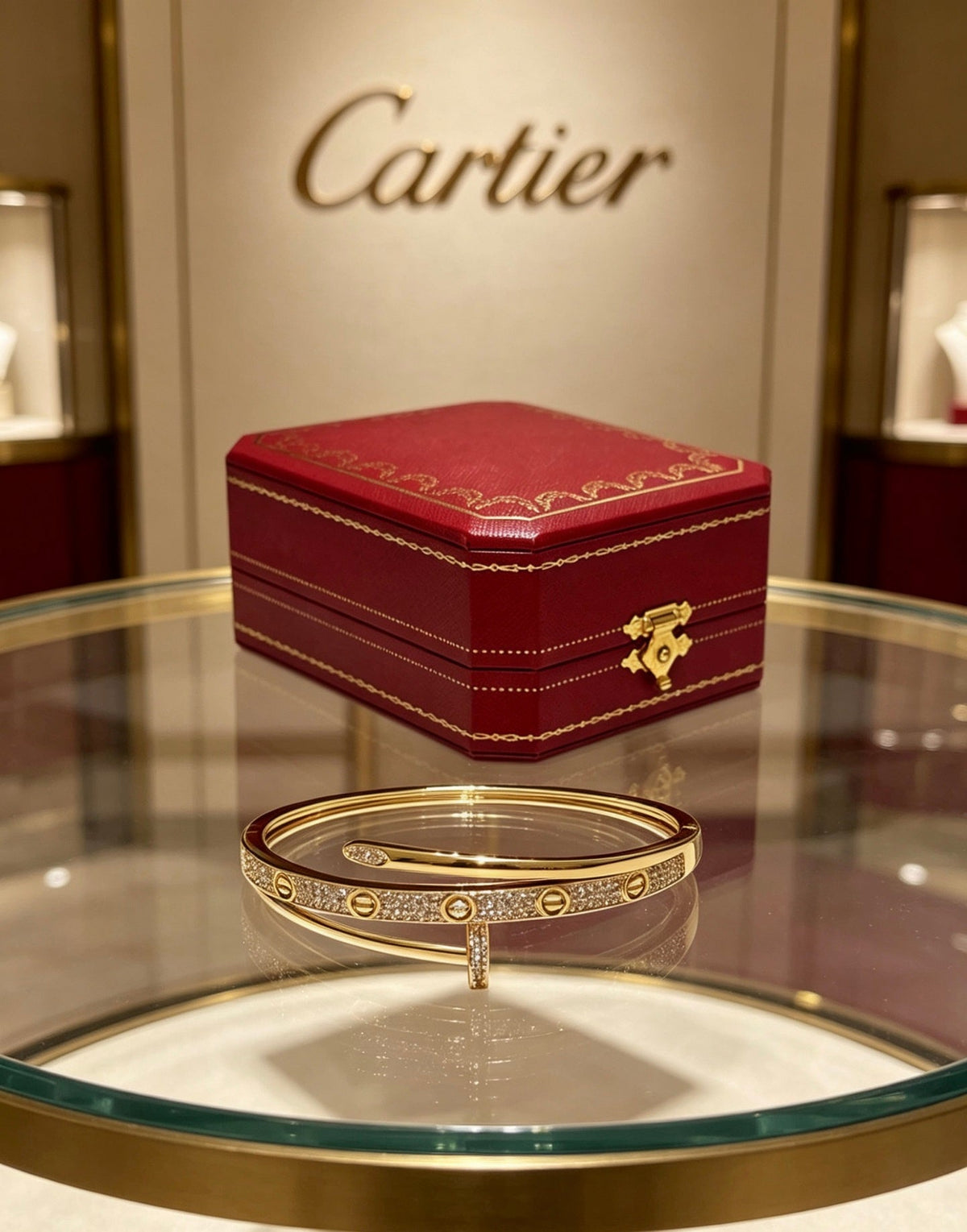 Martin Graham bracelet in polished metal-tone – front view