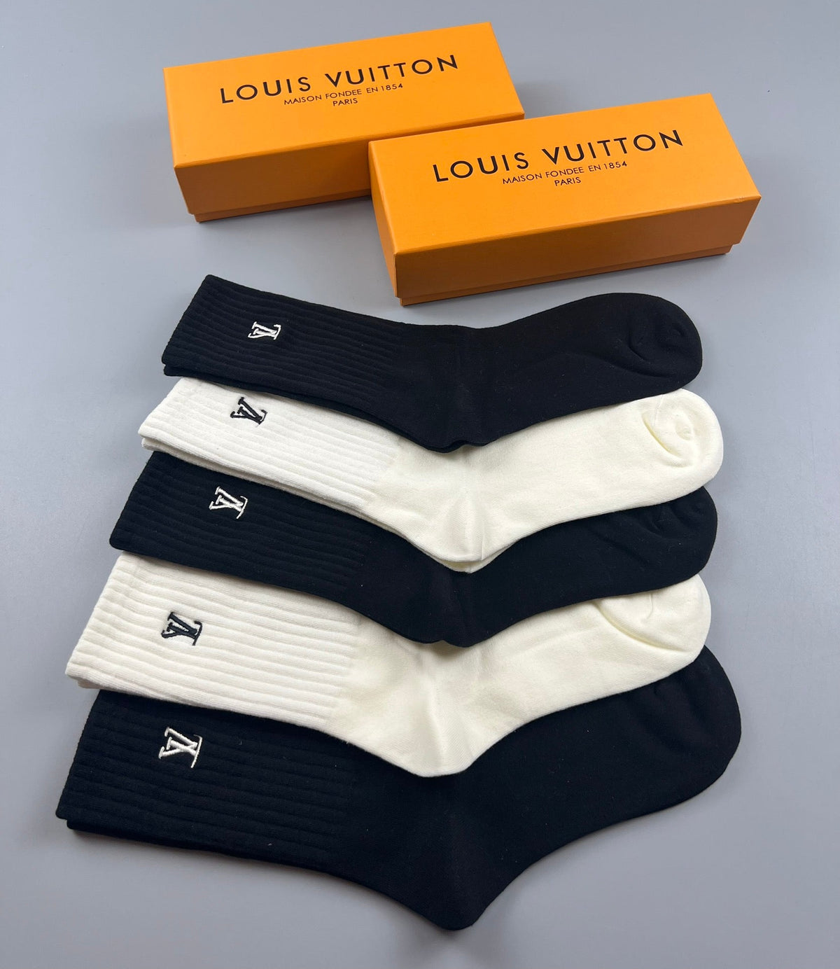 Louis Vuitton Cotton Socks - 5-Pair Set