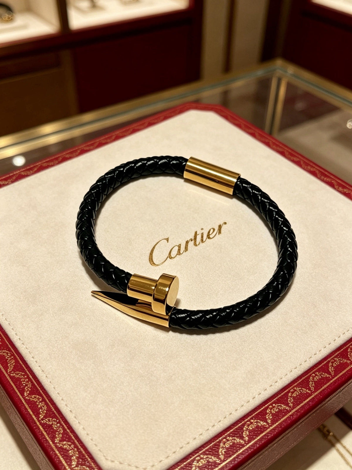 Martin Graham bracelet in polished metal-tone – front view