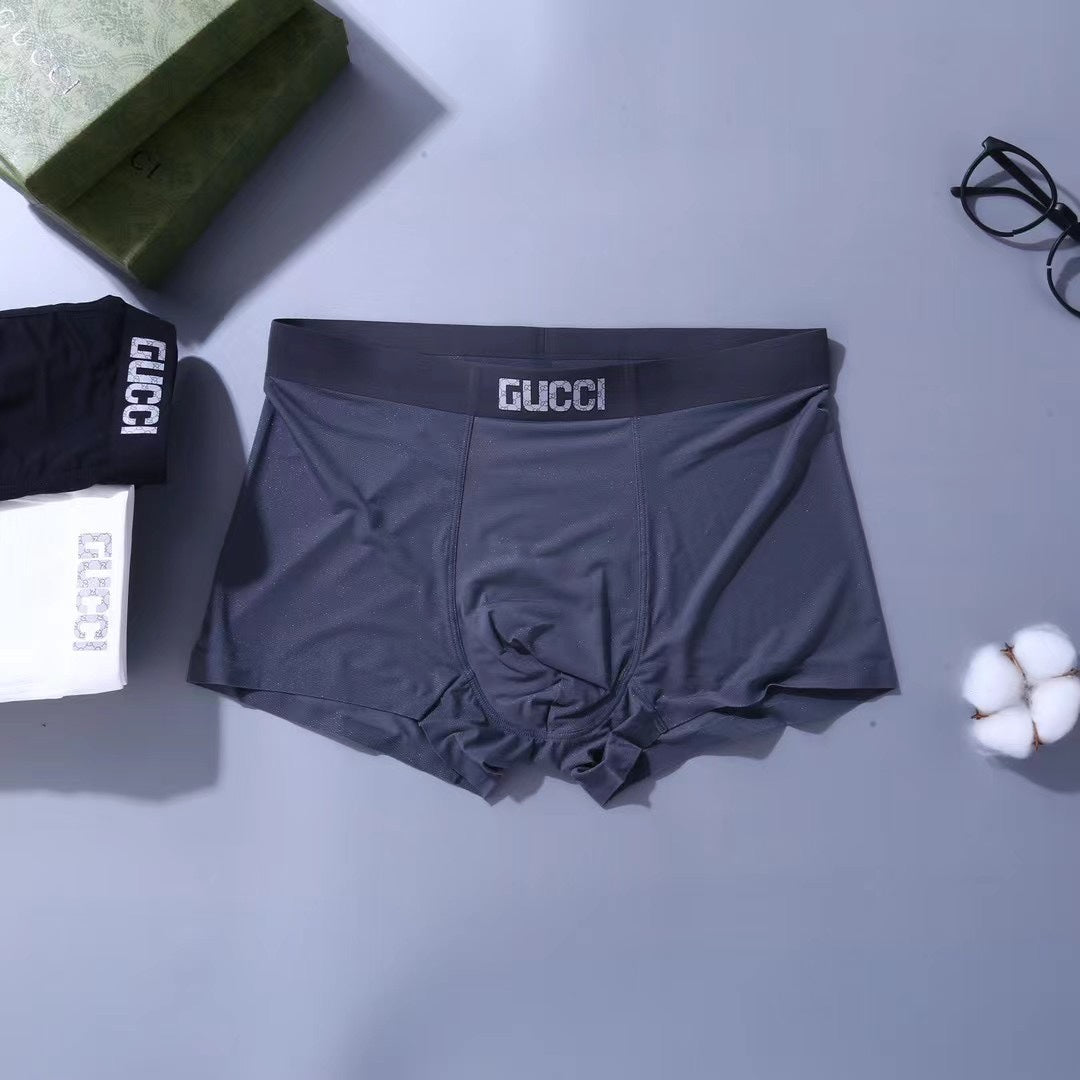 Gucci Tonal Waistband Details Men's Boxer Briefs - 3-Piece Box