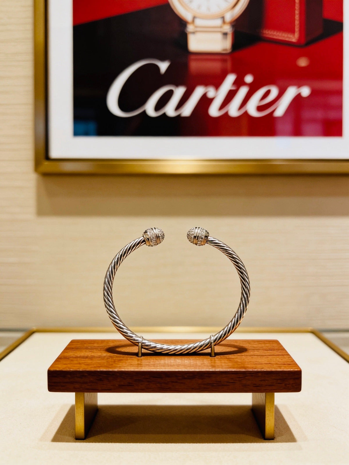 Martin Graham bracelet in polished metal-tone – front view
