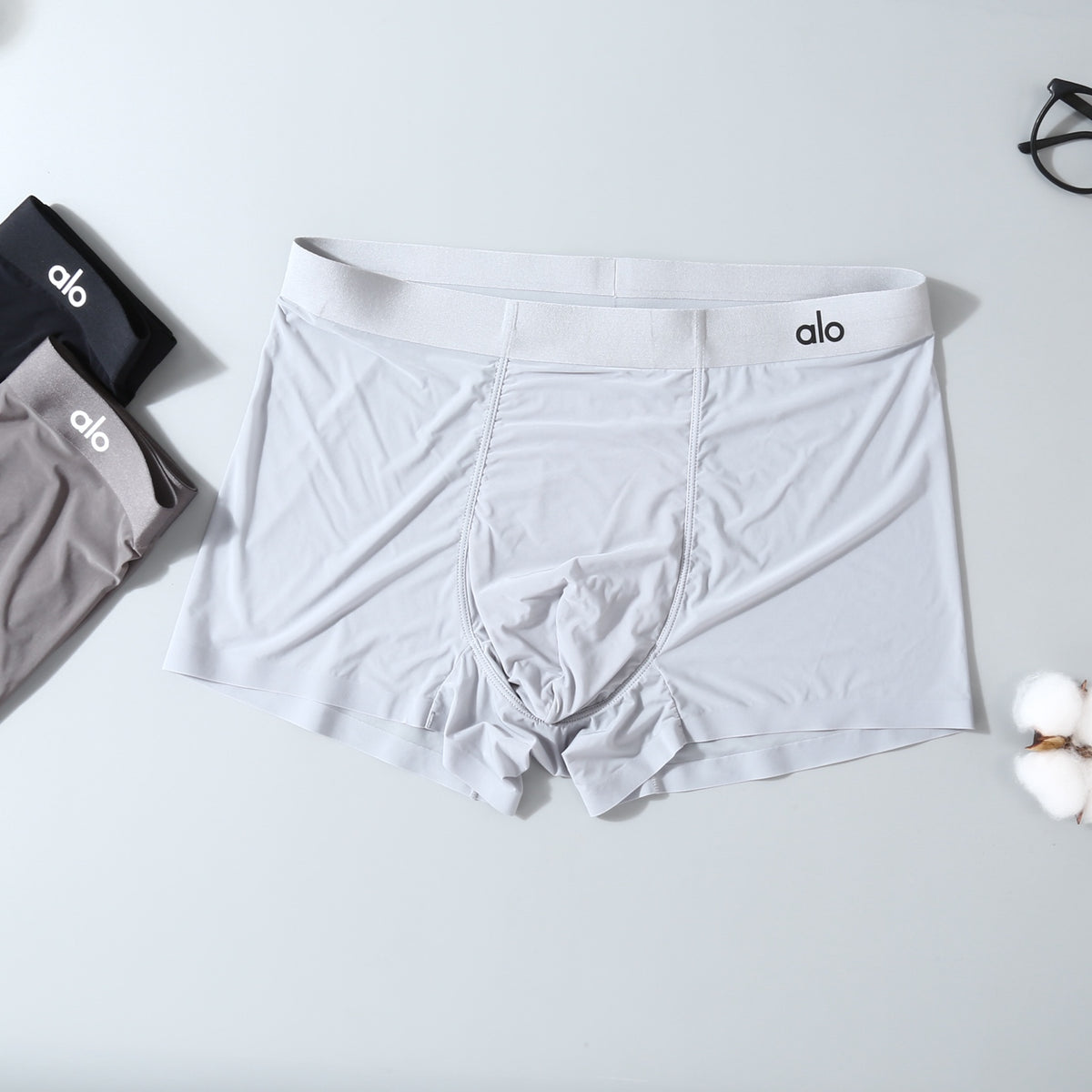 Alo Minimal Logo Men's Trunk Underwear - 3-Piece Box