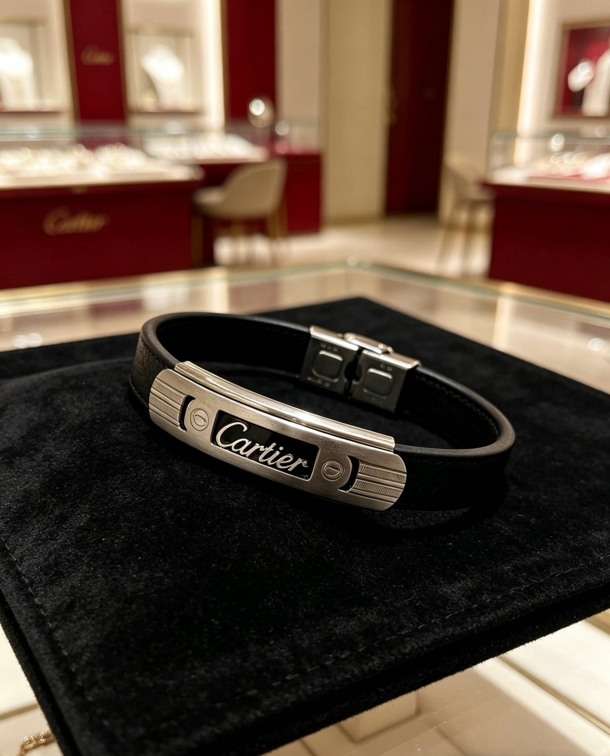 Martin Graham bracelet in polished metal-tone – front view