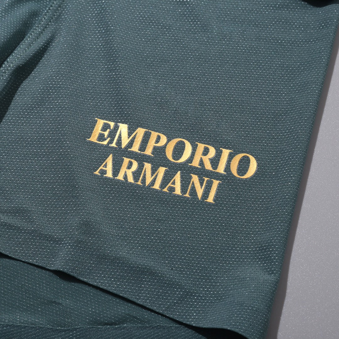 Armani Nylon-Blend Logo Detail Men's Boxer Briefs - 3-Piece Box