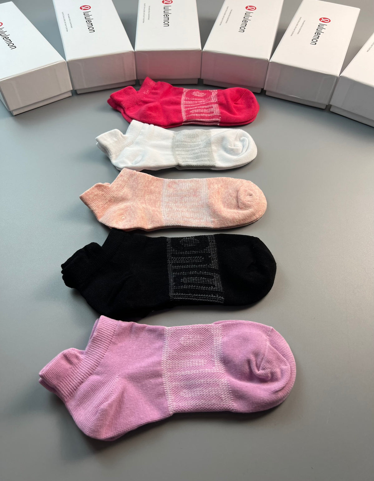 Lululemon Cotton Circular Emblems Ankle Socks