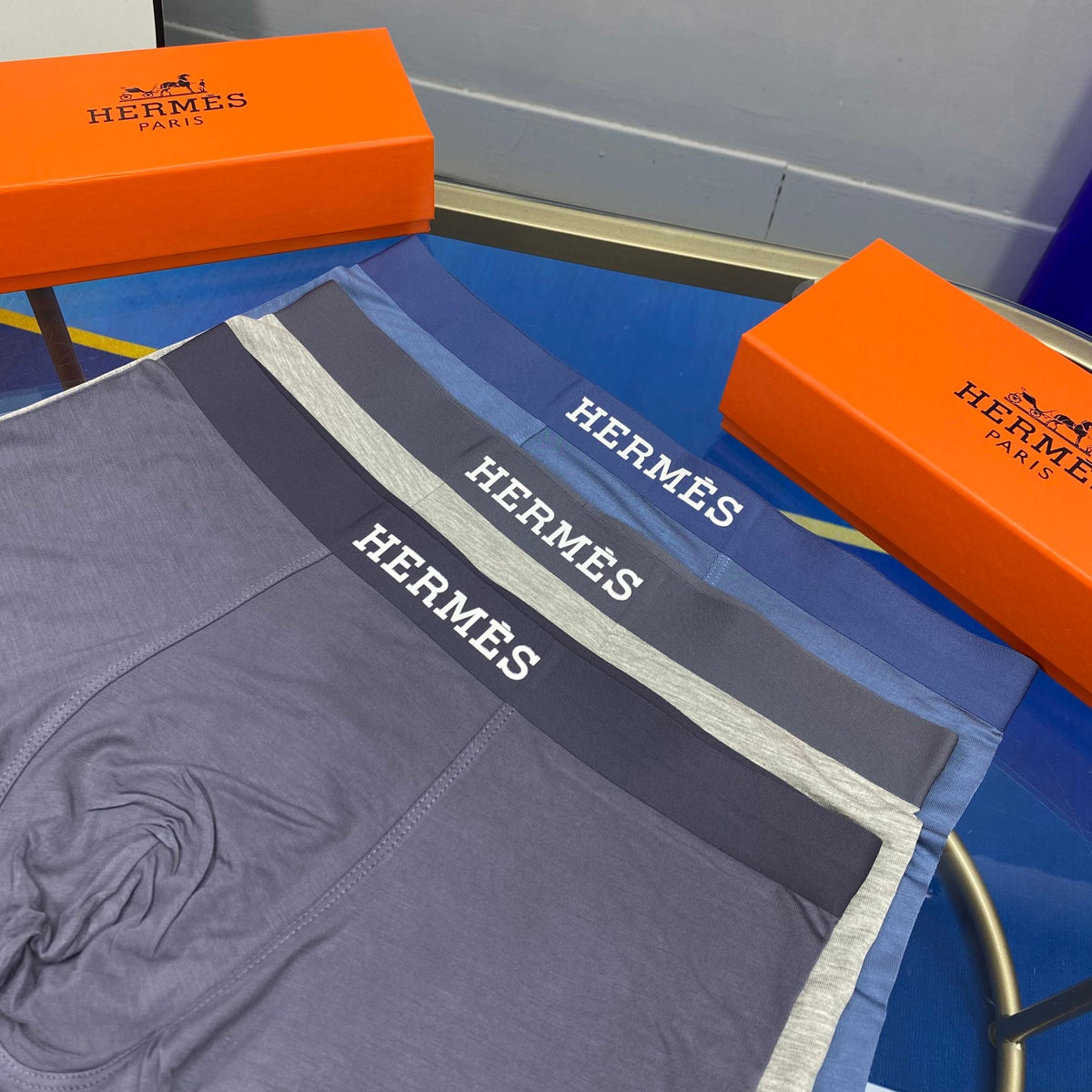 Hermes Men's Boxer Briefs - 3-Piece Box