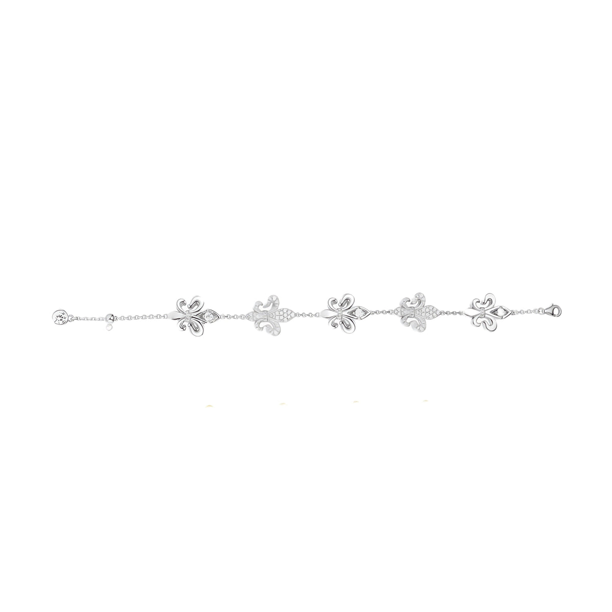 Martin Graham bracelet in polished metal-tone – front product view